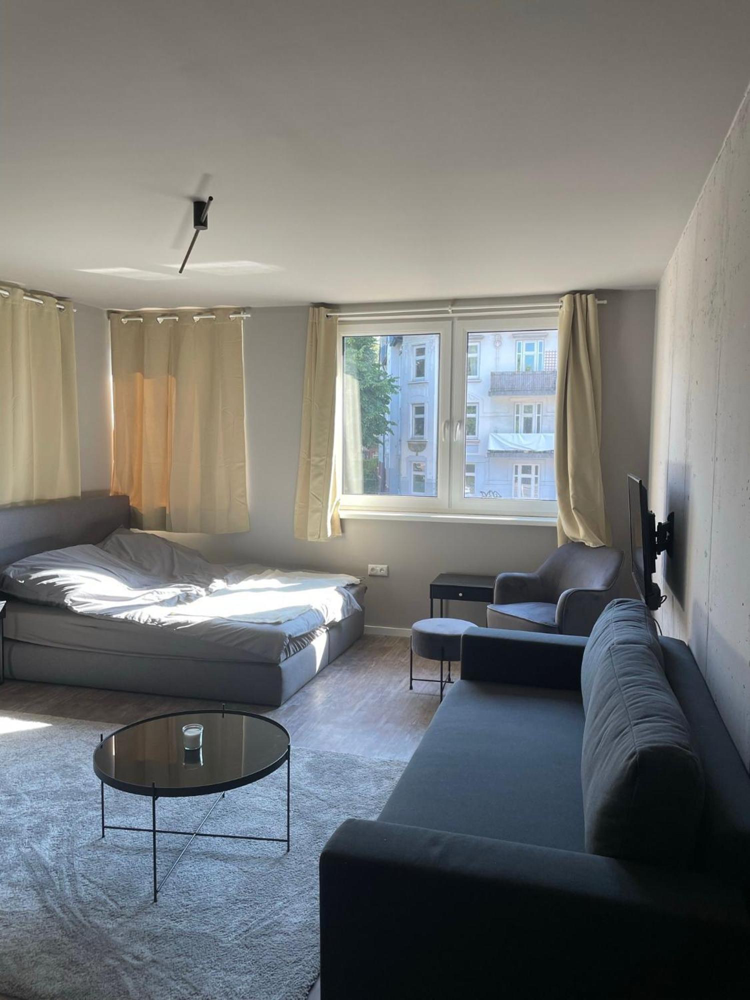 Ferienwohnung Nordlicht Loft Naehe Barclays Arena Hamburg Exterior foto